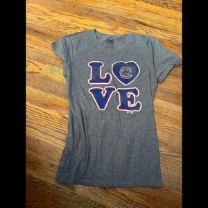 47 Brand Women's Chicago Cubs Love Graphic Tee - Small